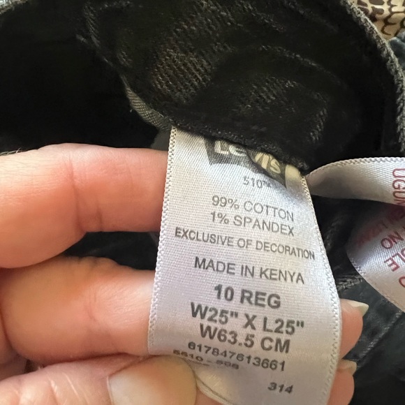 Levi’s Boys Black Jeans - Picture 5 of 5